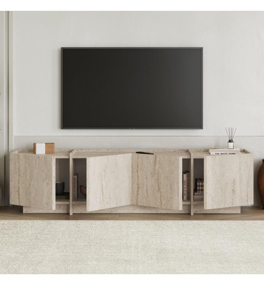 TV-Ständer - Travertin