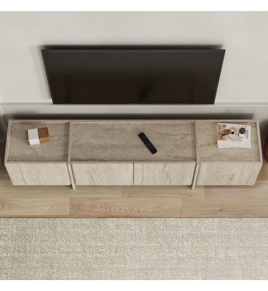 TV-Ständer - Travertin
