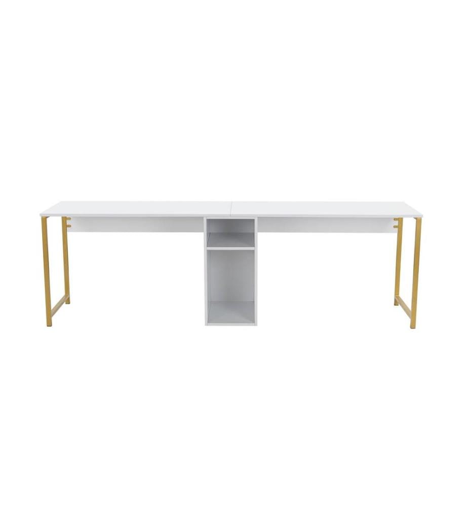 Arbeitstisch - Weissgold