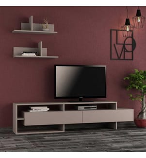 TV-Schrank - Hellmokka