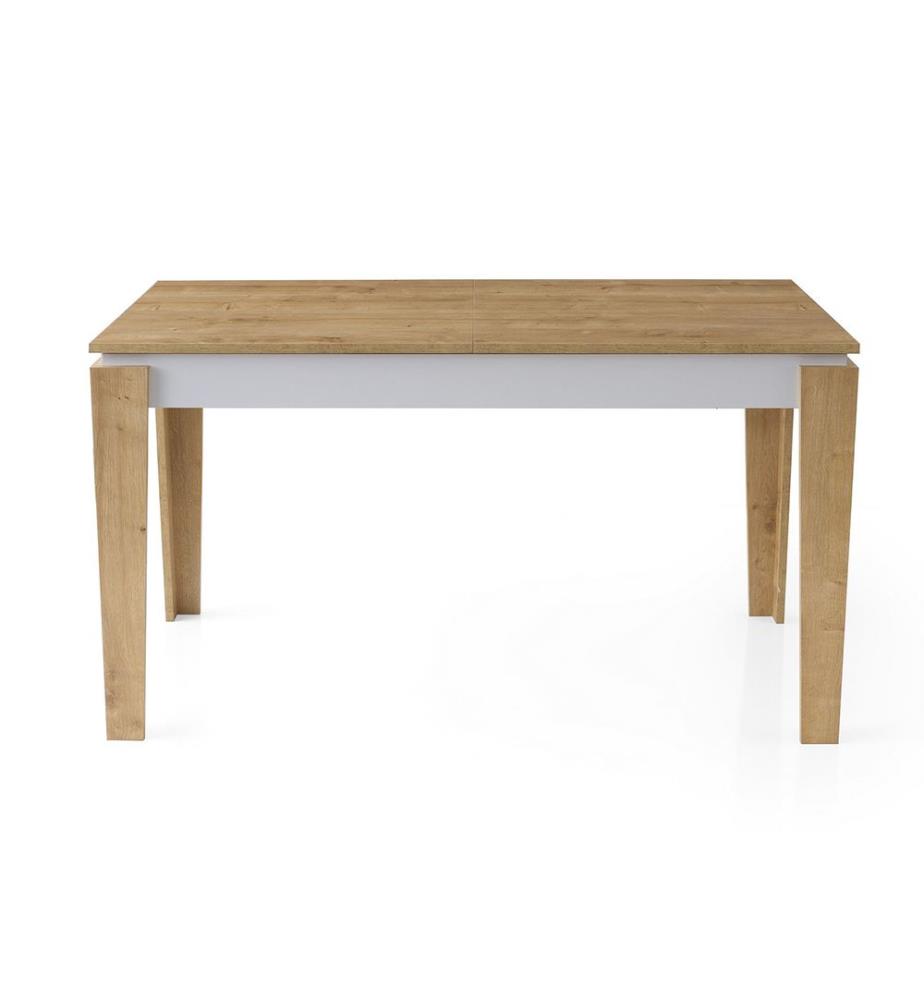 Extendable Dining Table - Oak White