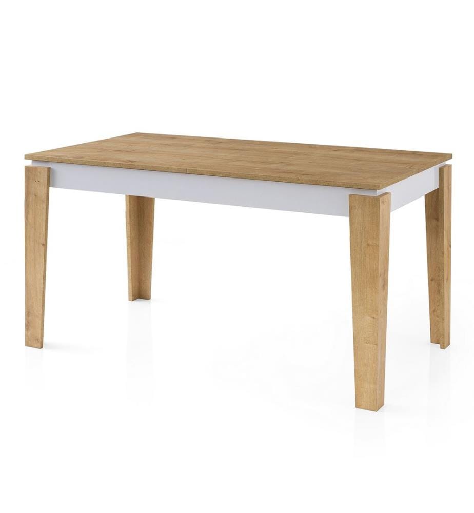 Extendable Dining Table - Oak White