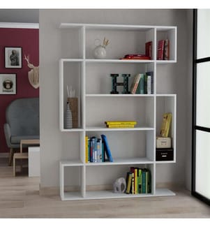 Bücherregal - Weiss