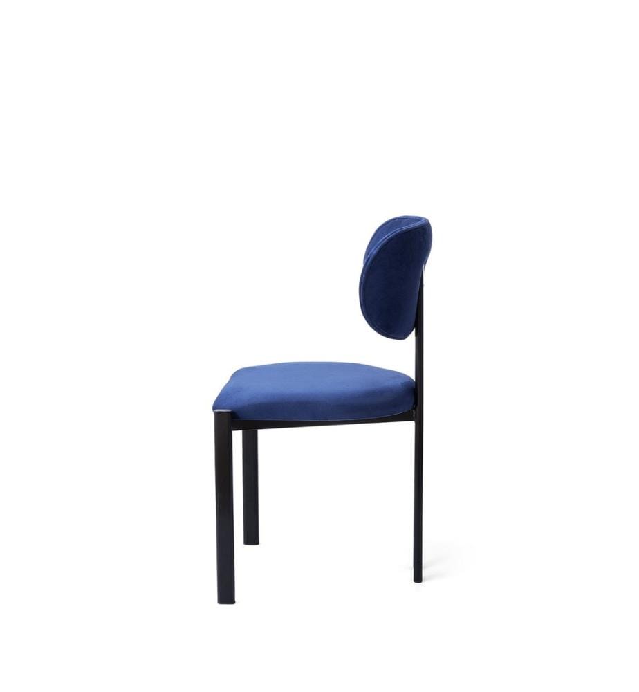 Stuhl-Set (2 Stück) - Marineblau Schwarz