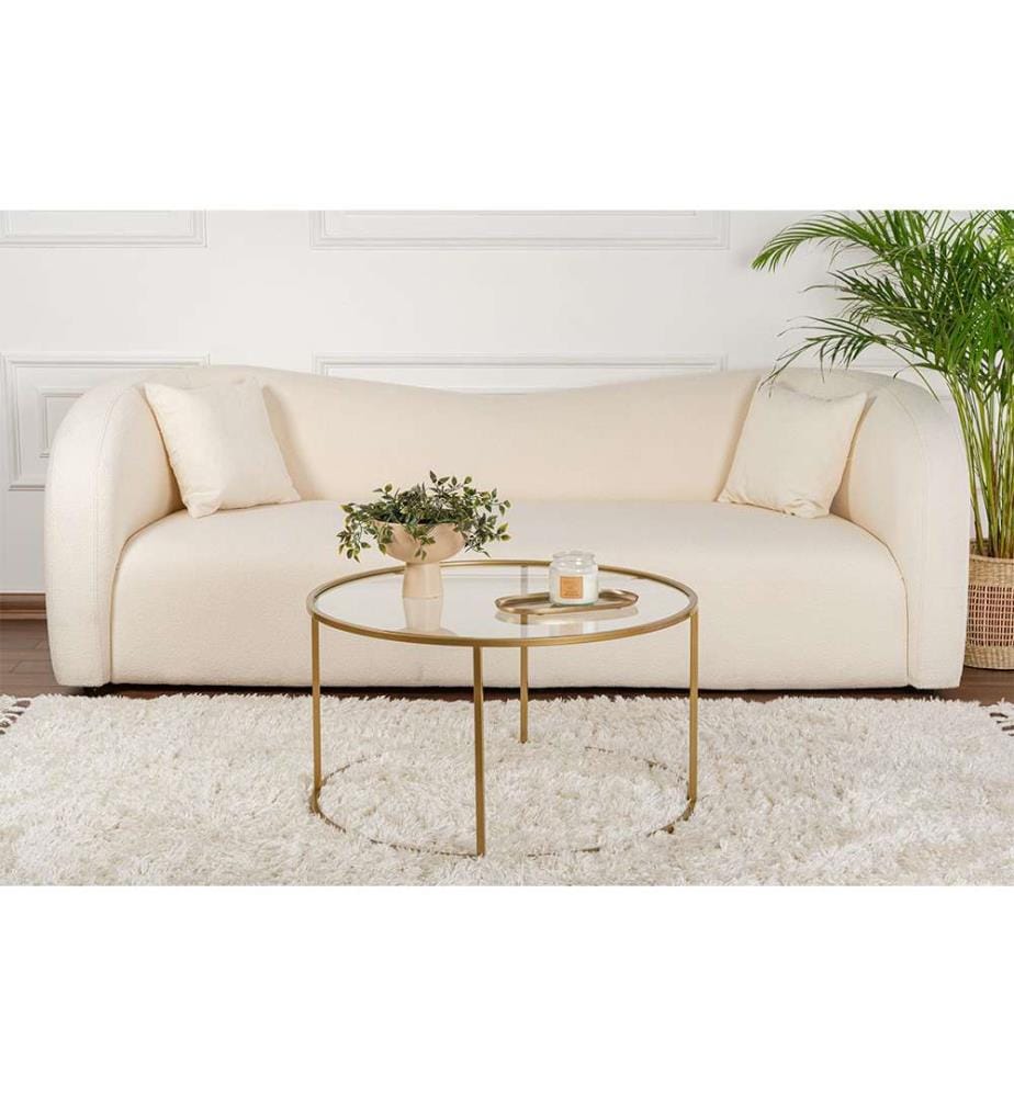 Table basse - Gold Transparent