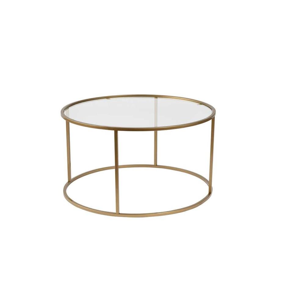 Table basse - Gold Transparent