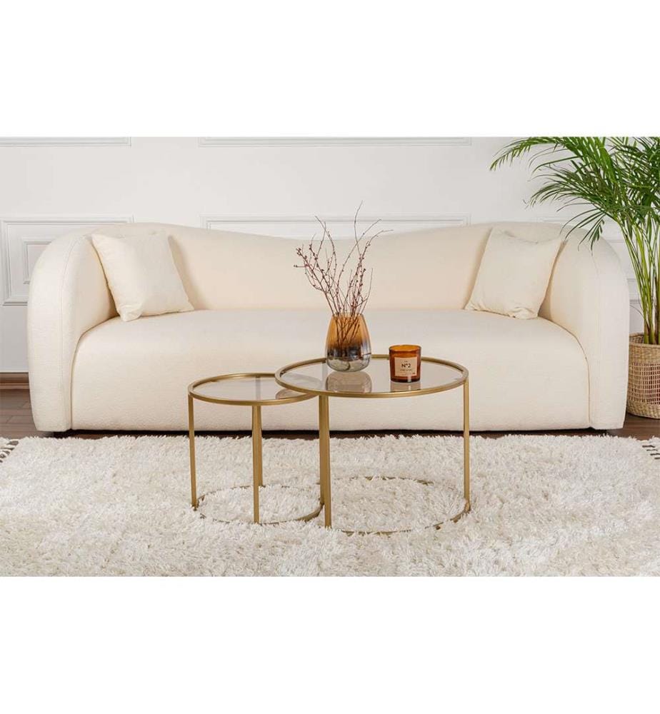Couchtisch-Set - Gold Bronze