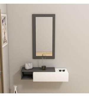 Sideboard - Anthrazit Weiss