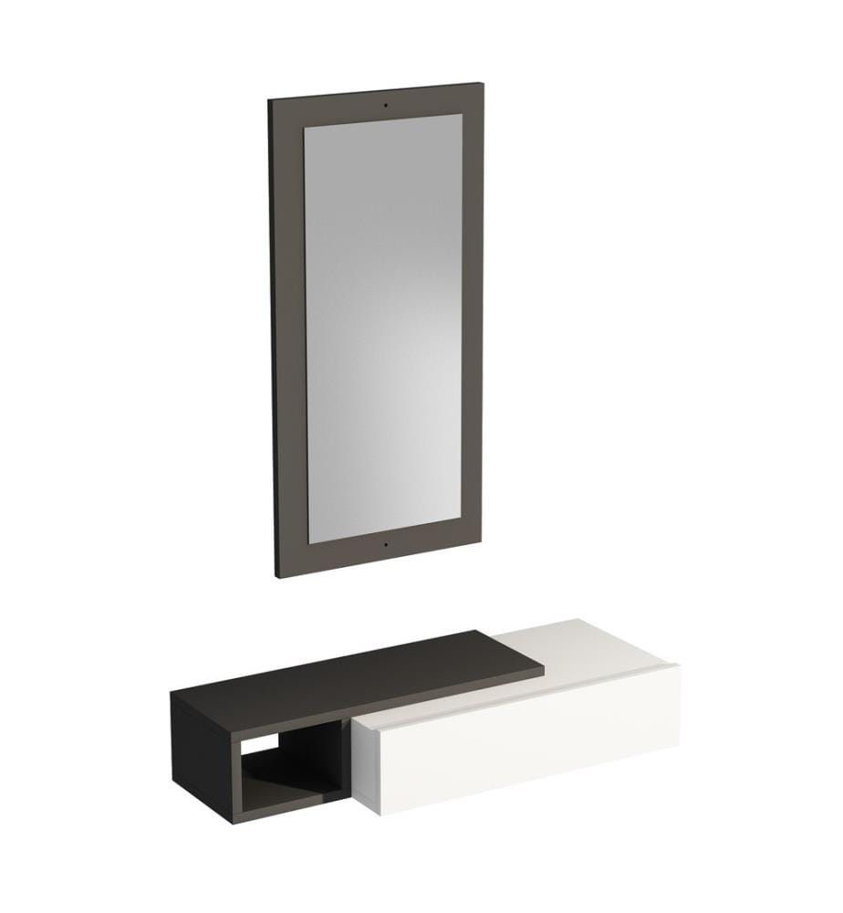 Sideboard - Anthrazit Weiss