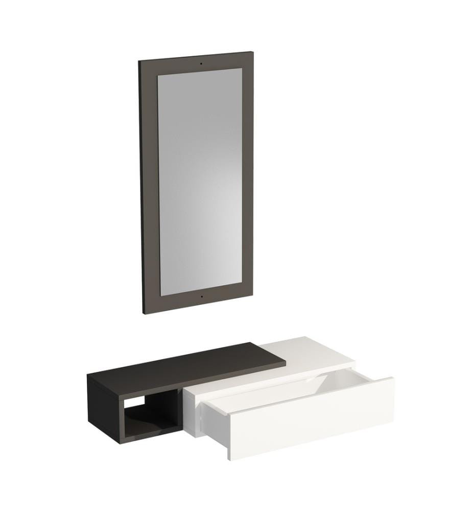 Sideboard - Anthrazit Weiss