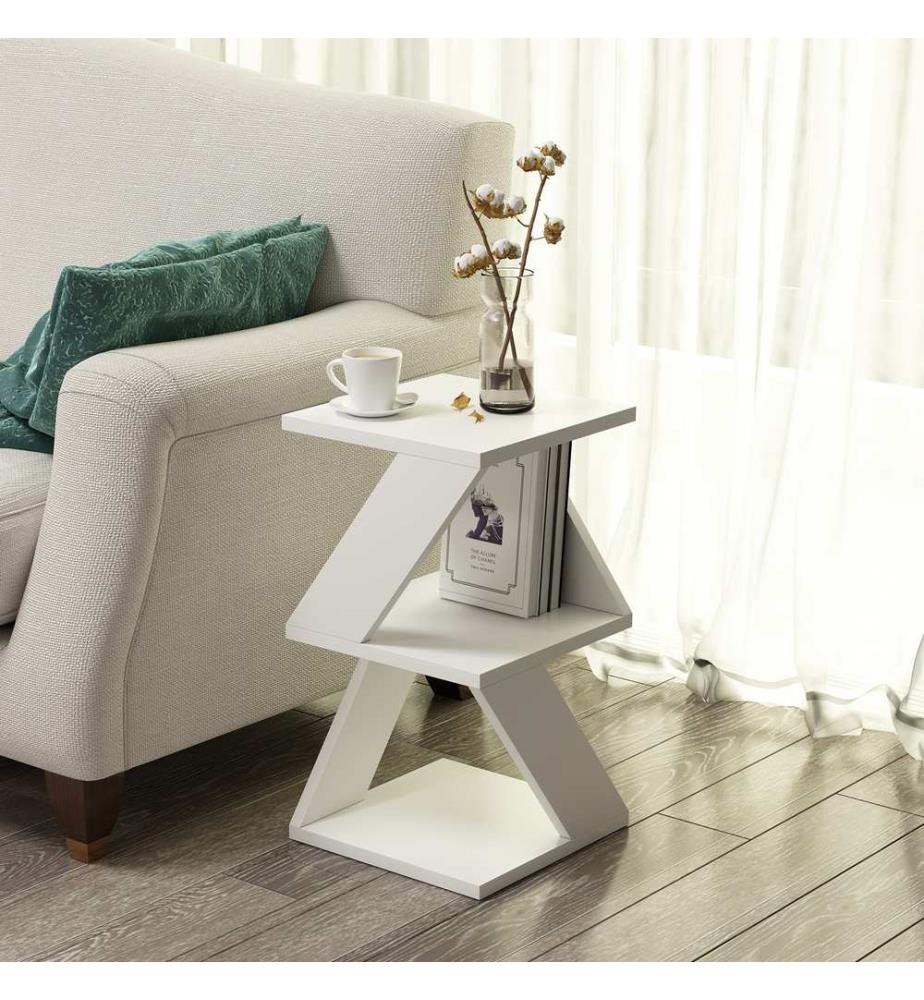 Table d'appoint - Blanc