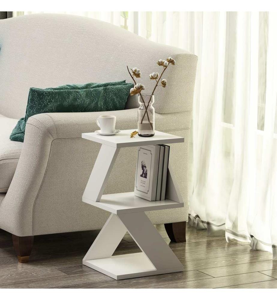 Table d'appoint - Blanc