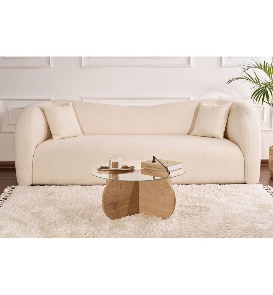 Couchtisch - Eiche Saphir Transparent