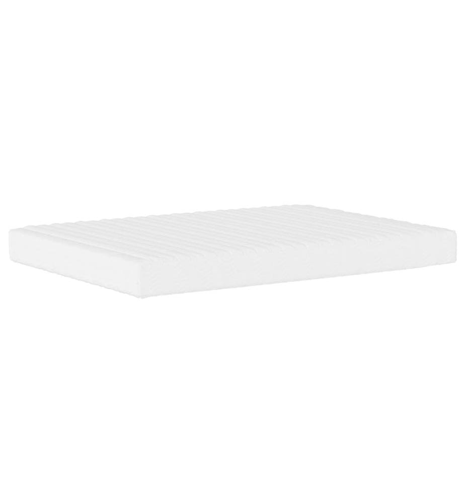 Bett mit Matratze Schwarz 140x190 cm Samt