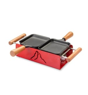 TTM - Teelicht-Raclette Twiny Cheese Valais Braun/Rot