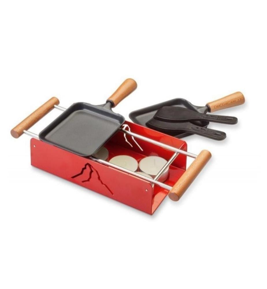 TTM - Teelicht-Raclette Twiny Cheese Valais Braun/Rot