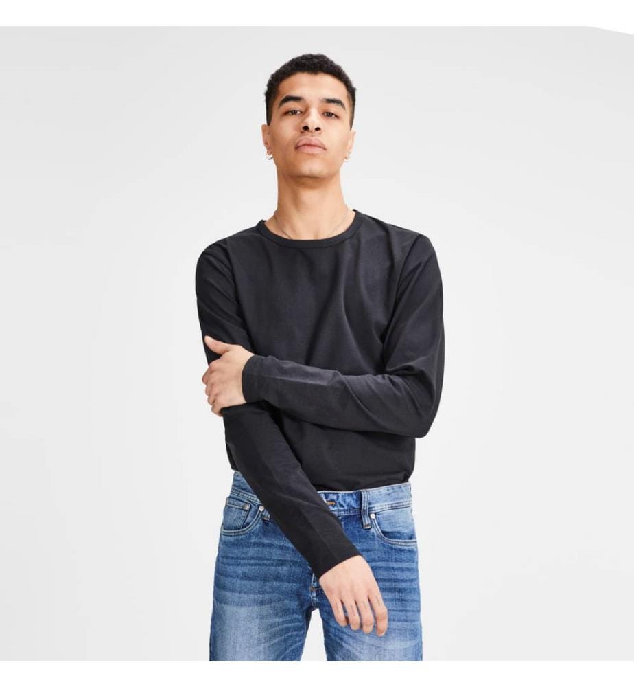 T-Shirt Maniche Lunghe - Nero