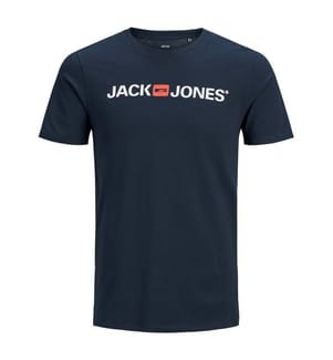 T-Shirt Jack & Jones Slim Fit - Marineblau