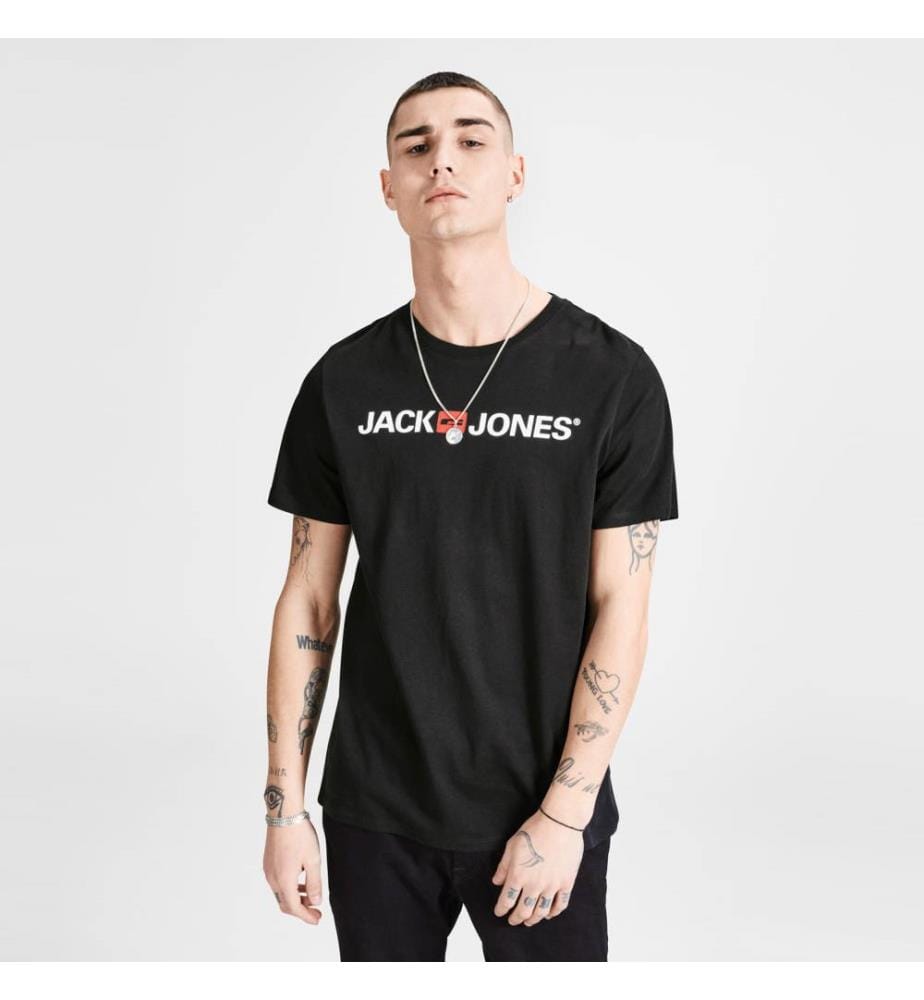 T-Shirt Slim Fit - Schwarz