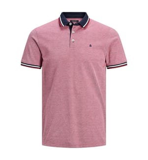 Polo Epaulos Rosa e Azzurro
