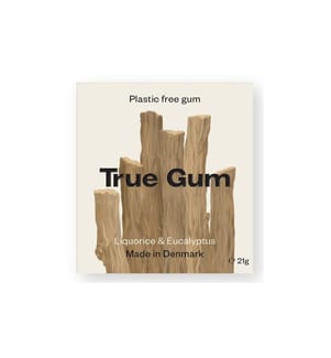 True Gum - Kaugummi Lakritze & Eukalyptus 21 g