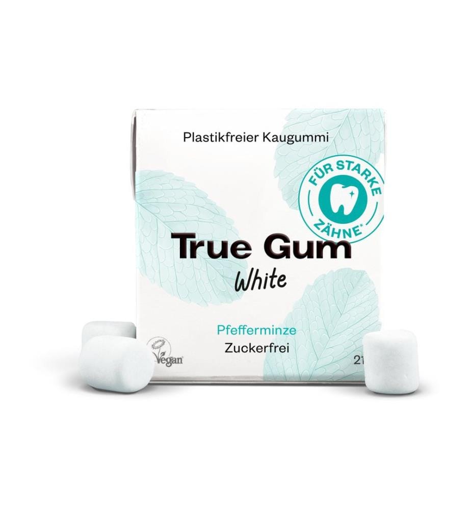 True Gum - Kaugummi White Pfefferminze 21 g