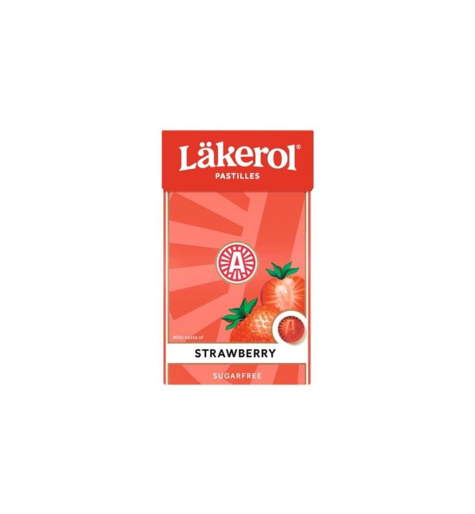 Läkerol - Bonbons Strawberry Sugarfree 27 g