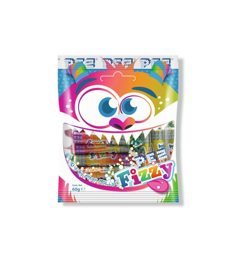 PEZ - Sacs à roulettes Fizzy 60 g