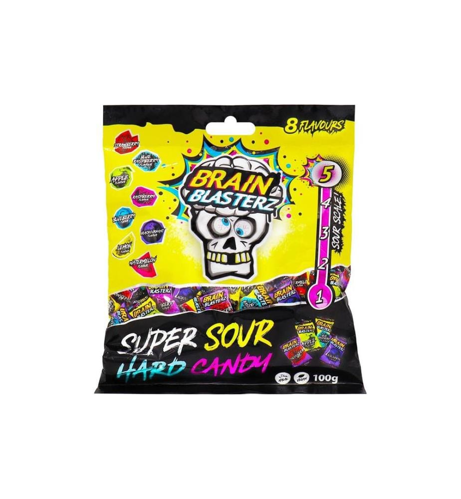 Brain Blasterz - Super Sour Hard Candy 100 g