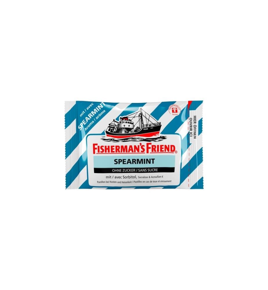 Fisherman's - Bonbons Menthe verte sans sucre 24 x 25 g