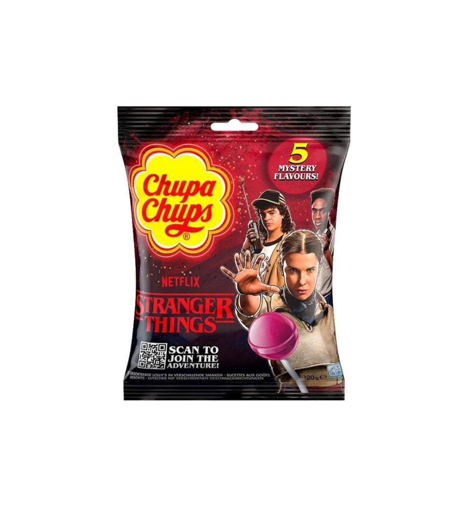 Chupa Chups - Lollipop Stranger Things 5 Goût, 120 g