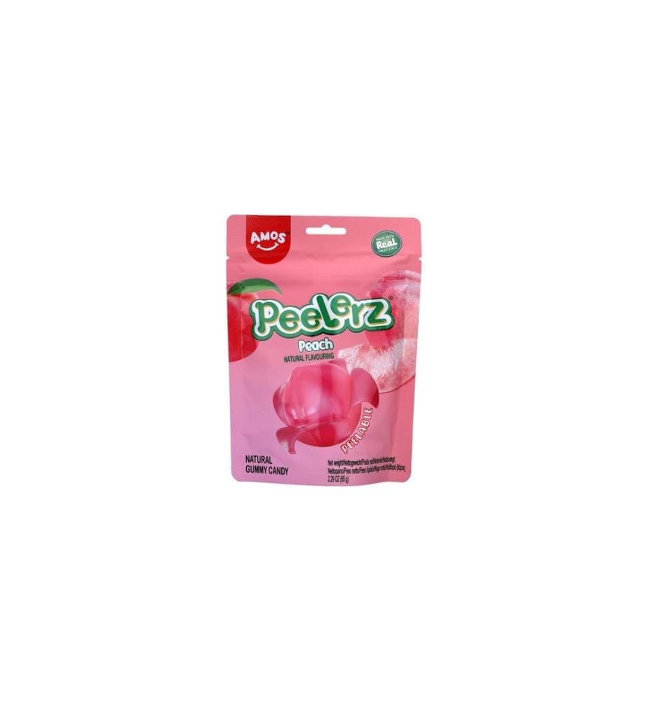 Amos - Gomme de fruit Peelerz Peach 65 g