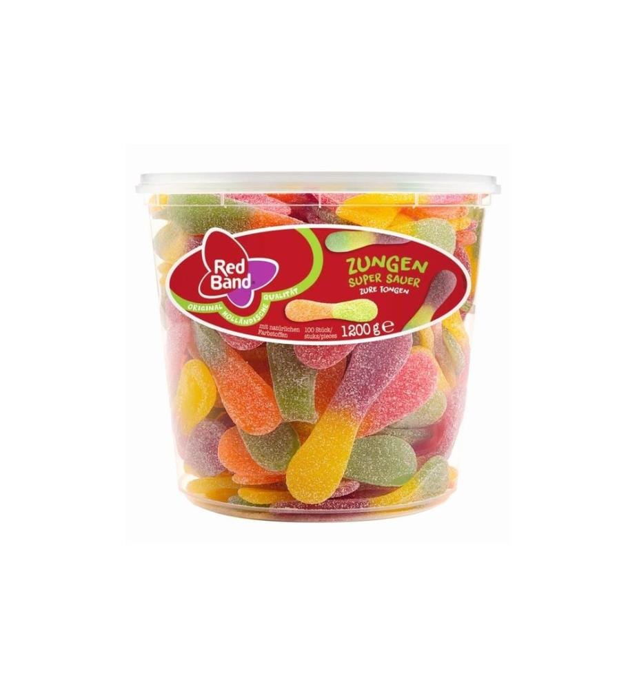 Red Band - Bonbons gommeux Langues acides 1.2 kg