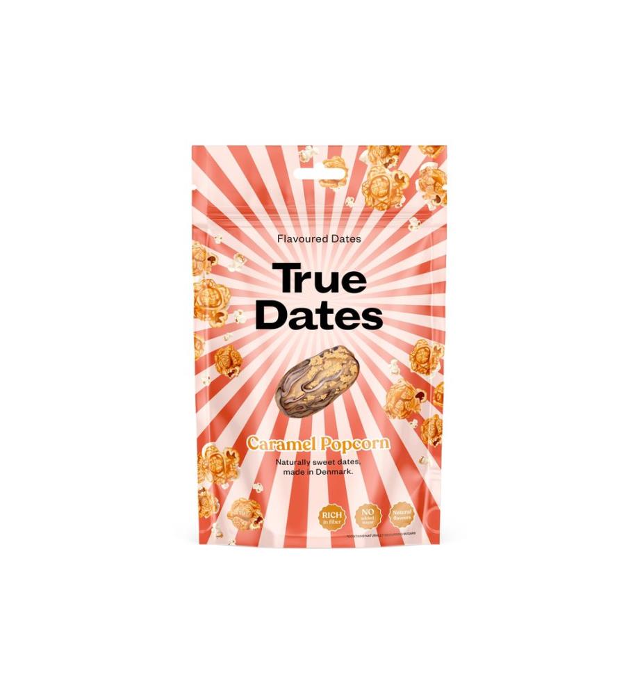 True Gum True Dates – Caramel Popcorn 100 g