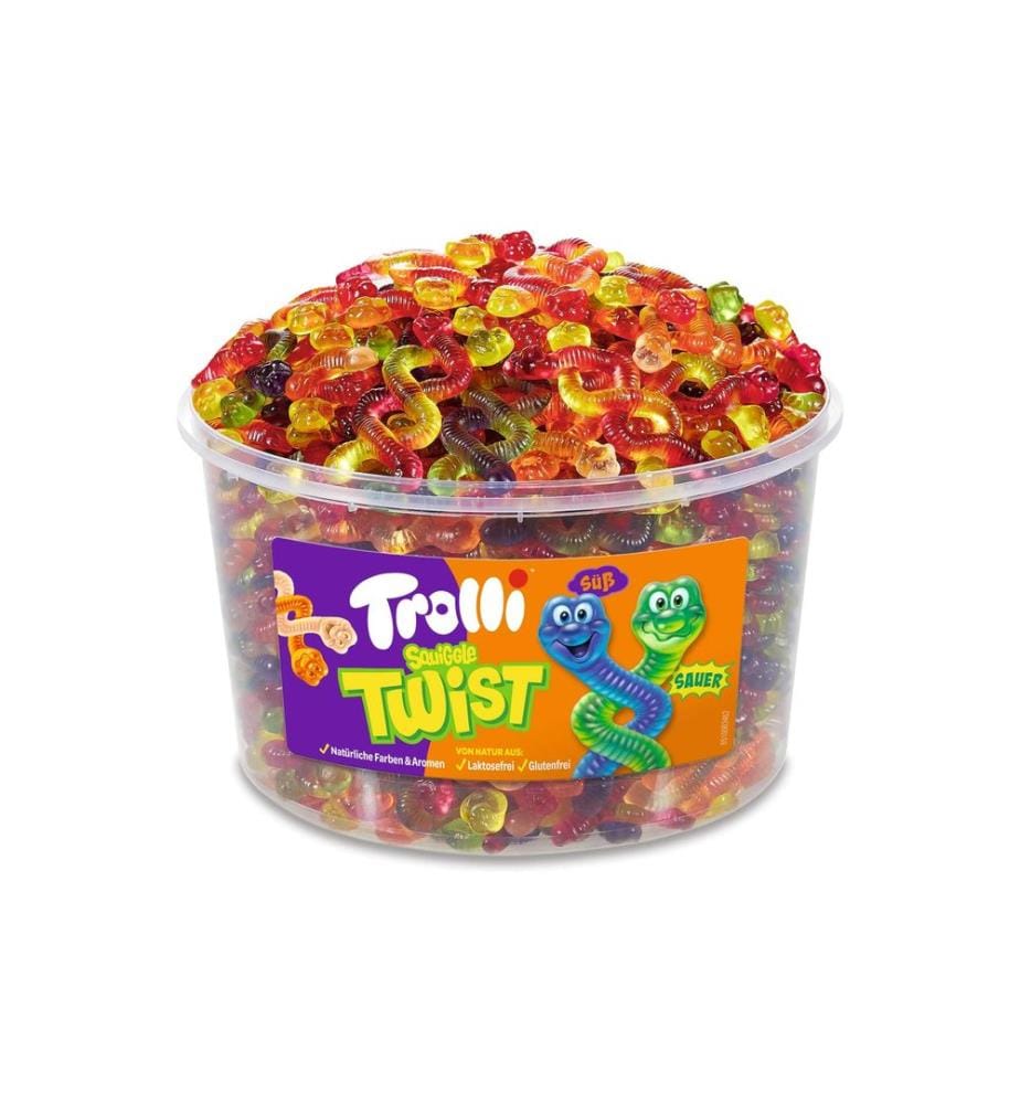 Trolli Bonbons gélifiés Squiggle Twist 1200 g