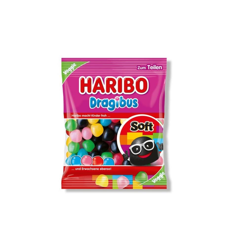 Haribo Gummibonbons Dragibus Soft Beutel 175 g