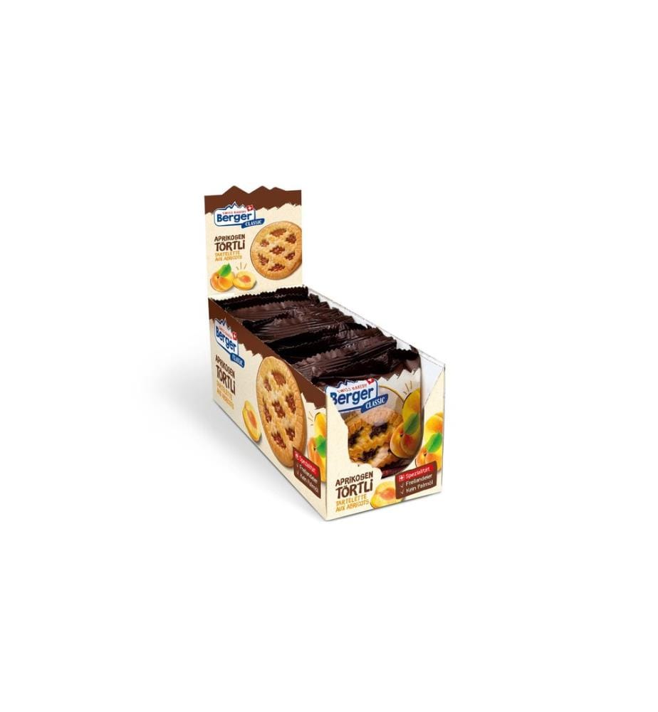 Berger Pâtisserie Tartelette abricot 10 x 74 g