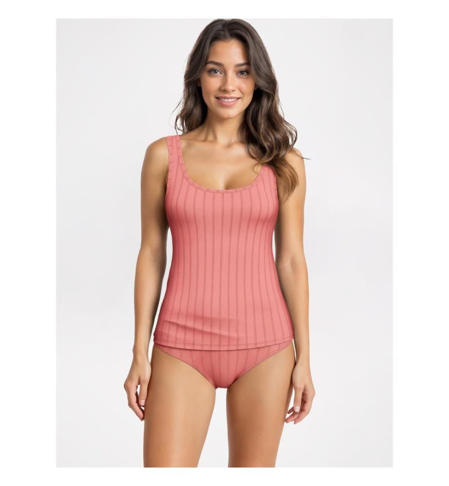 Top senza maniche - Rosy Glow
