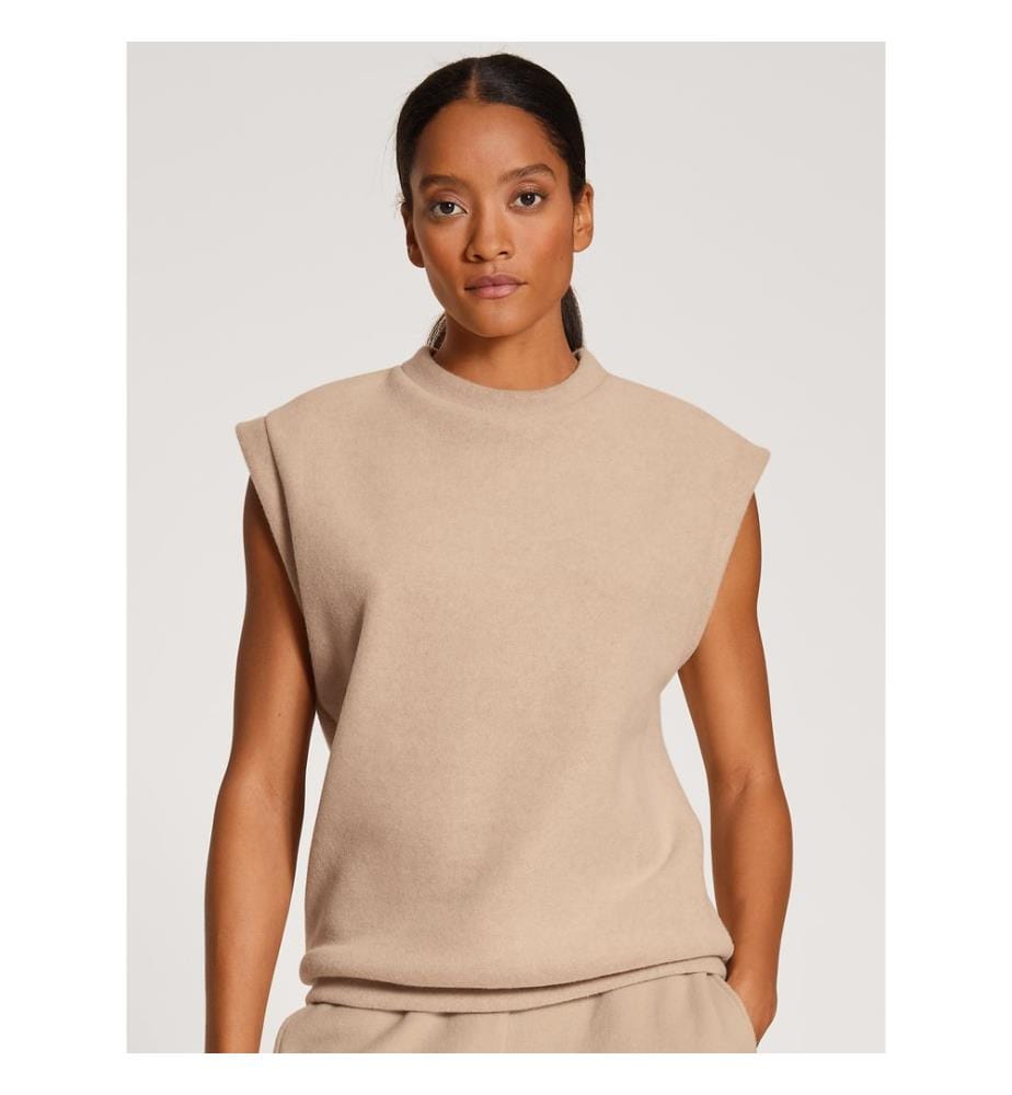 Pullover kurzarm - Light Beige