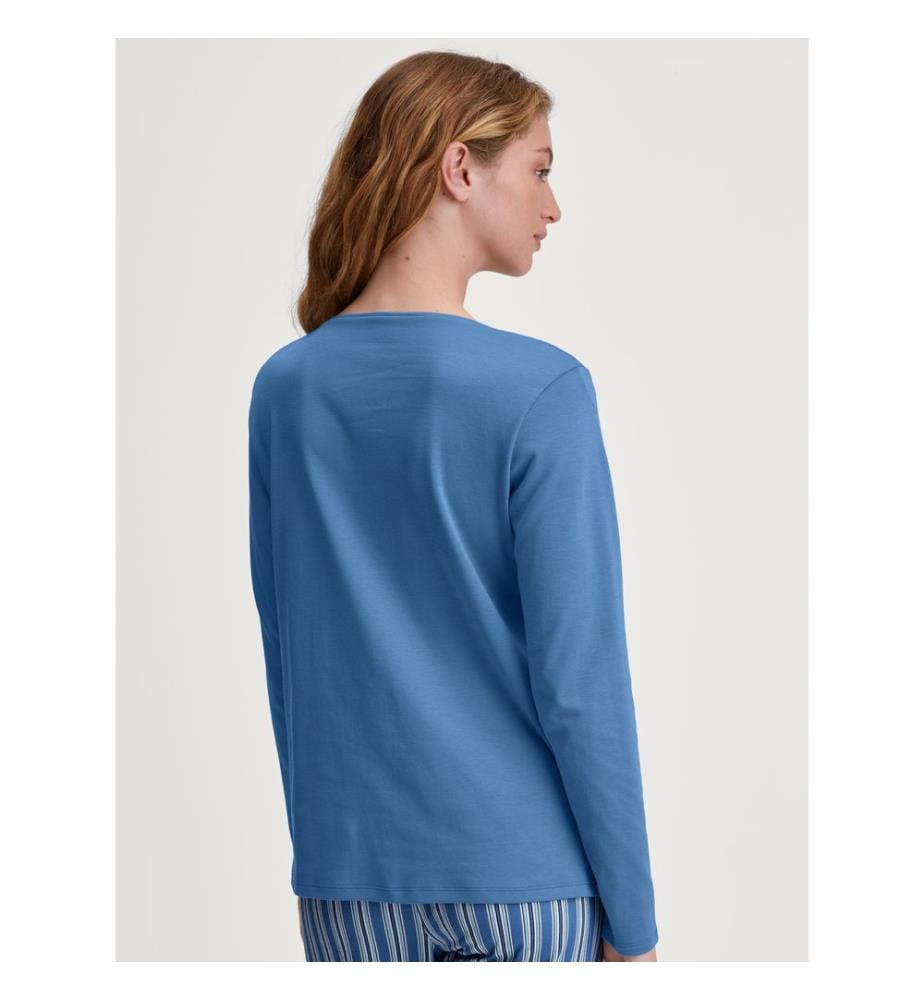 Shirt langarm - Riviera Blue