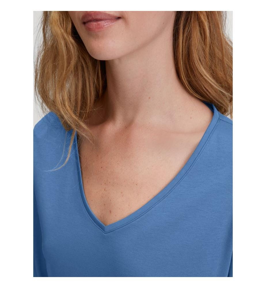 Shirt langarm - Riviera Blue