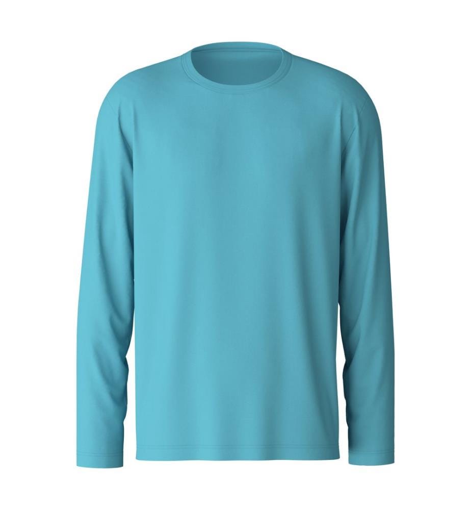 T-shirt à manches longues - Bleu vif