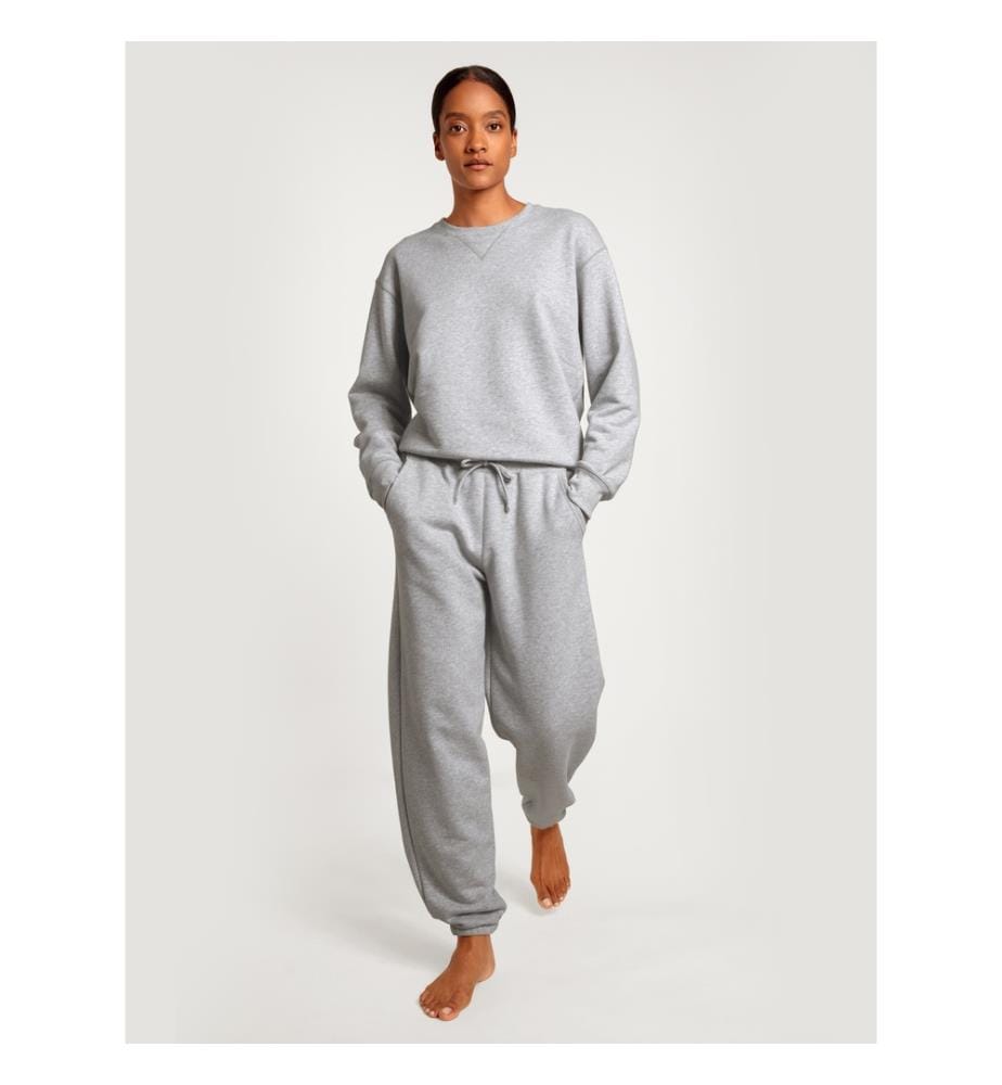 Pullover langarm - Grey Melange