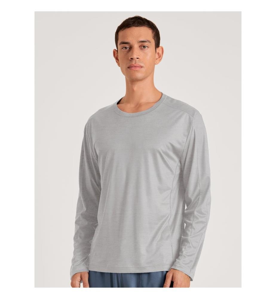 Shirt langarm - Gravel Melé