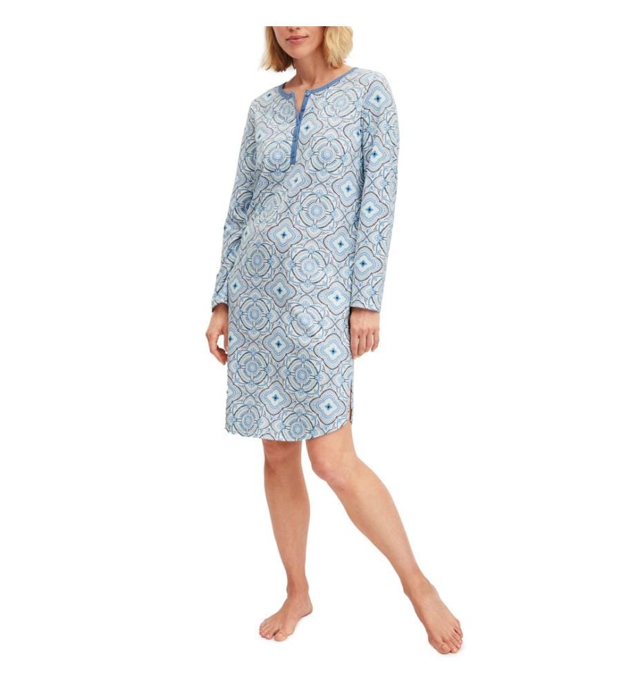 Camicia da notte - Riviera Blue