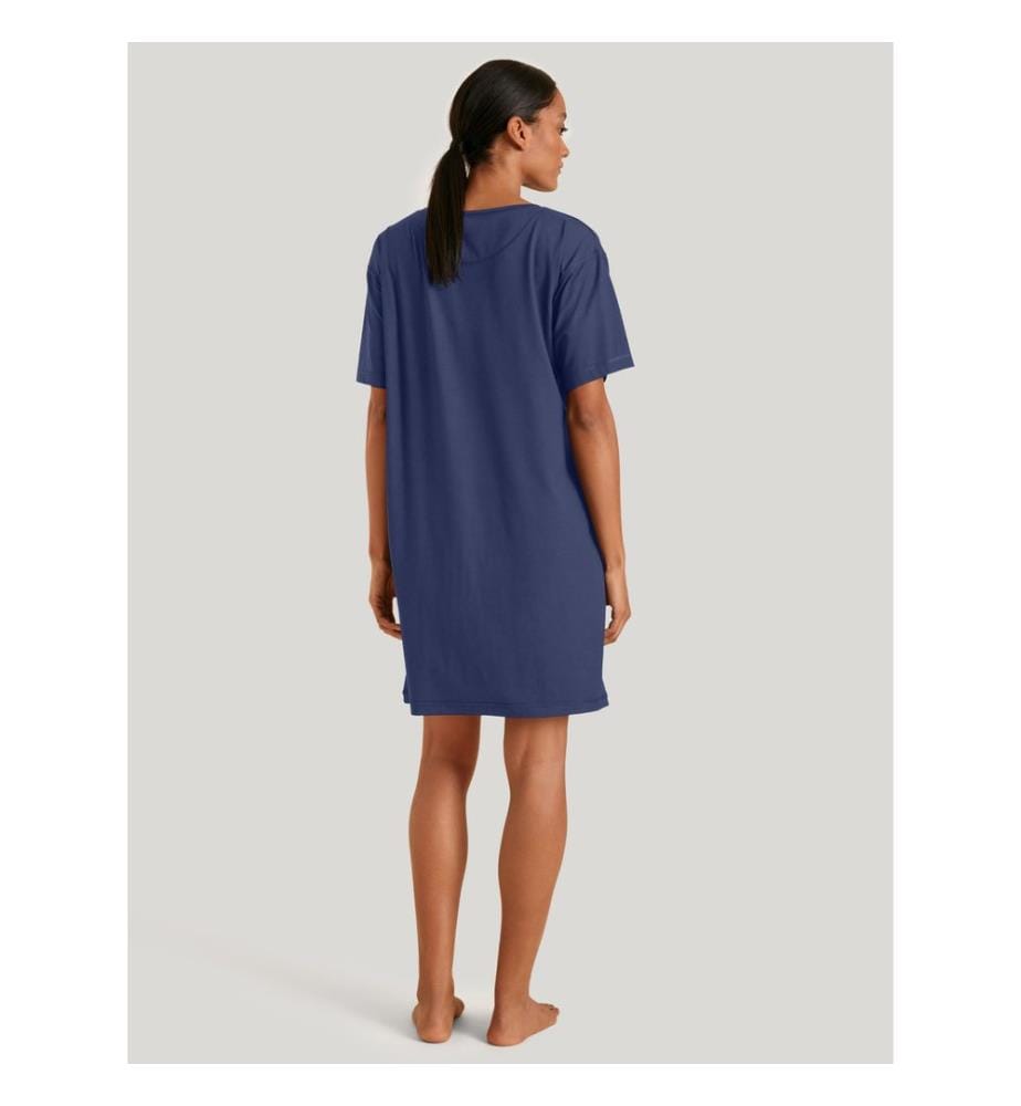 Camicia da notte - Blu cobalto