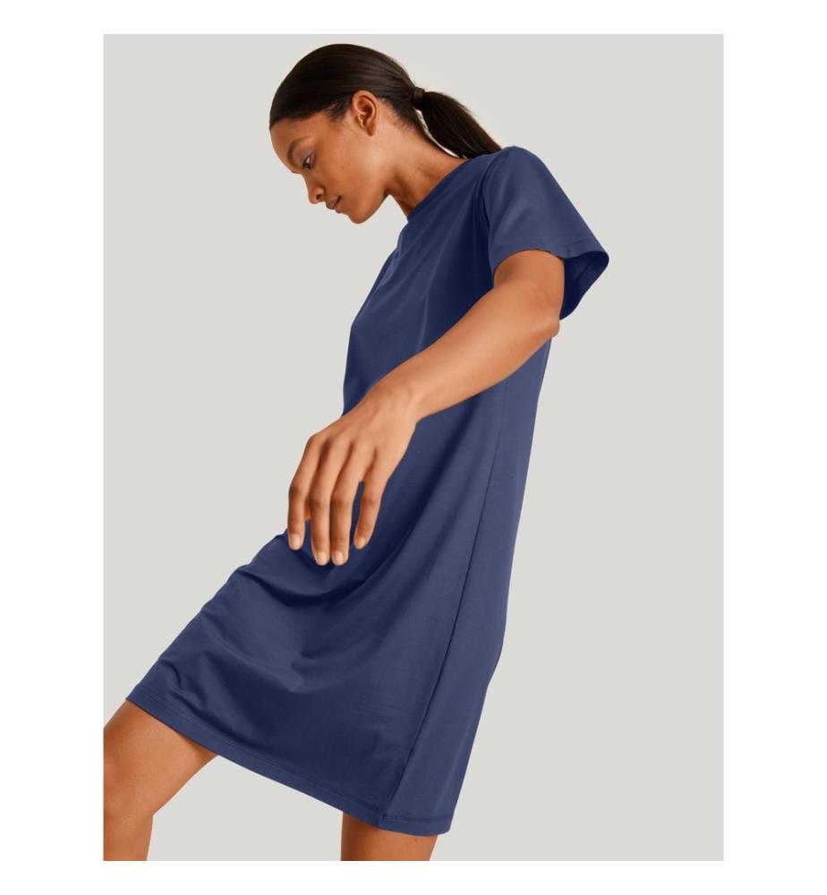 Camicia da notte - Blu cobalto