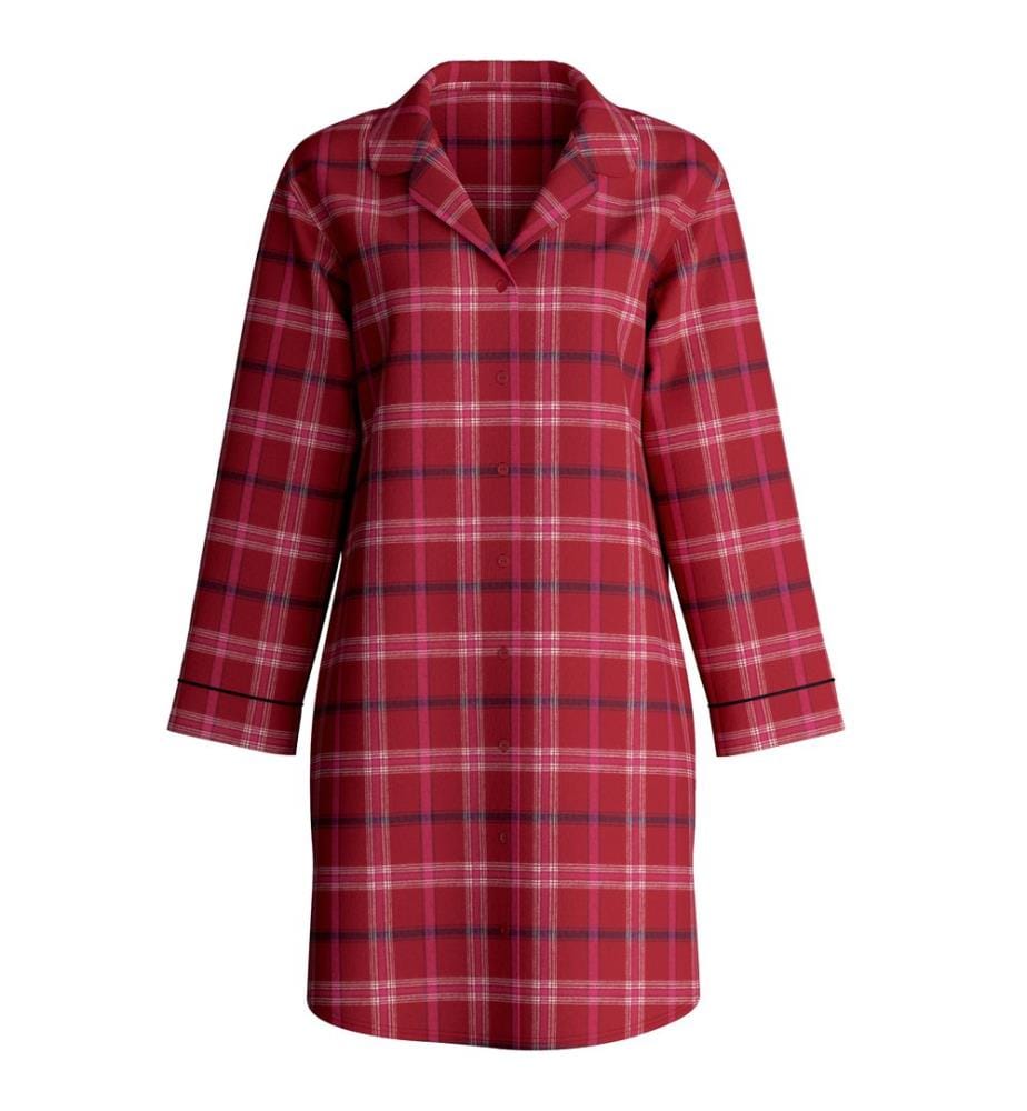 Camicia da notte - Rosso intenso