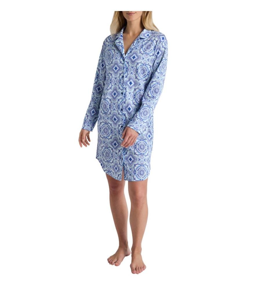 Chemise de nuit - Bleu pétrole