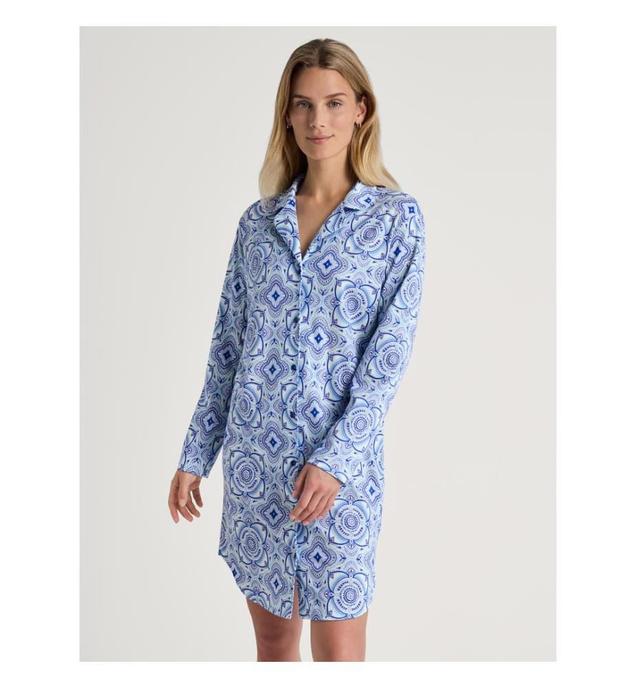Chemise de nuit - Bleu pétrole